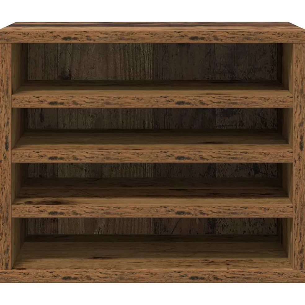 vidaXL Bureau Organizer Oudhout 36 x 26 x 29,5 cm Bewerkt hout