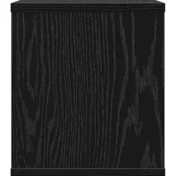 vidaXL Bureau Organizer Zwart eiken 44,5 x 24 x 25 cm Bewerkt hout