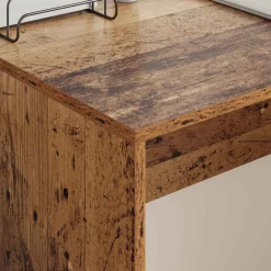 vidaXL Bureau Oudhout Bewerkt hout 109 x 50 x 78 cm