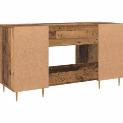vidaXL Bureau Oud hout Bewerkt hout