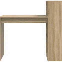 vidaXL Bureau Sonoma Eiken Bewerkt hout 108 x 55 x 103.5 cm