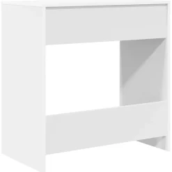 vidaXL Bureau Wit Bewerkt hout 77.5 x 43 x 79 cm