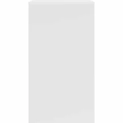 vidaXL Bureau Wit Bewerkt hout 77.5 x 43 x 79 cm