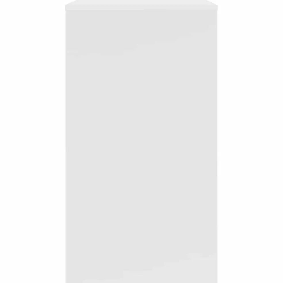 vidaXL Bureau Wit Bewerkt hout 77.5 x 43 x 79 cm
