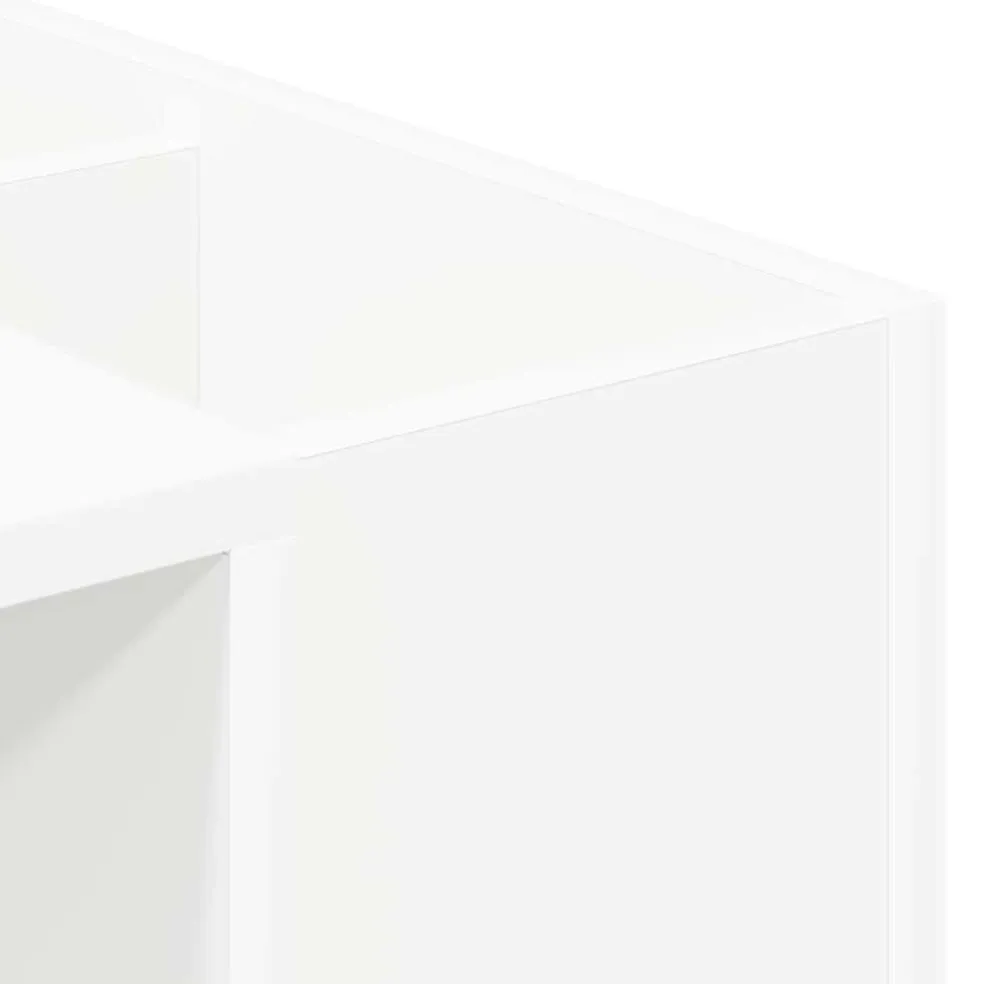 vidaXL Bureau Wit Bewerkt hout 109 x 50 x 78 cm