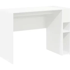 vidaXL Bureau Wit Bewerkt hout 109 x 50 x 78 cm