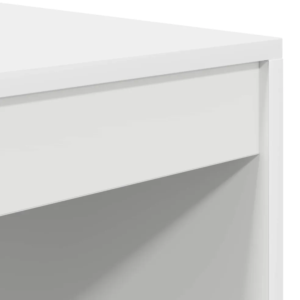 vidaXL Bureau Wit 135,5 x 50 x 127 cm 2 st
