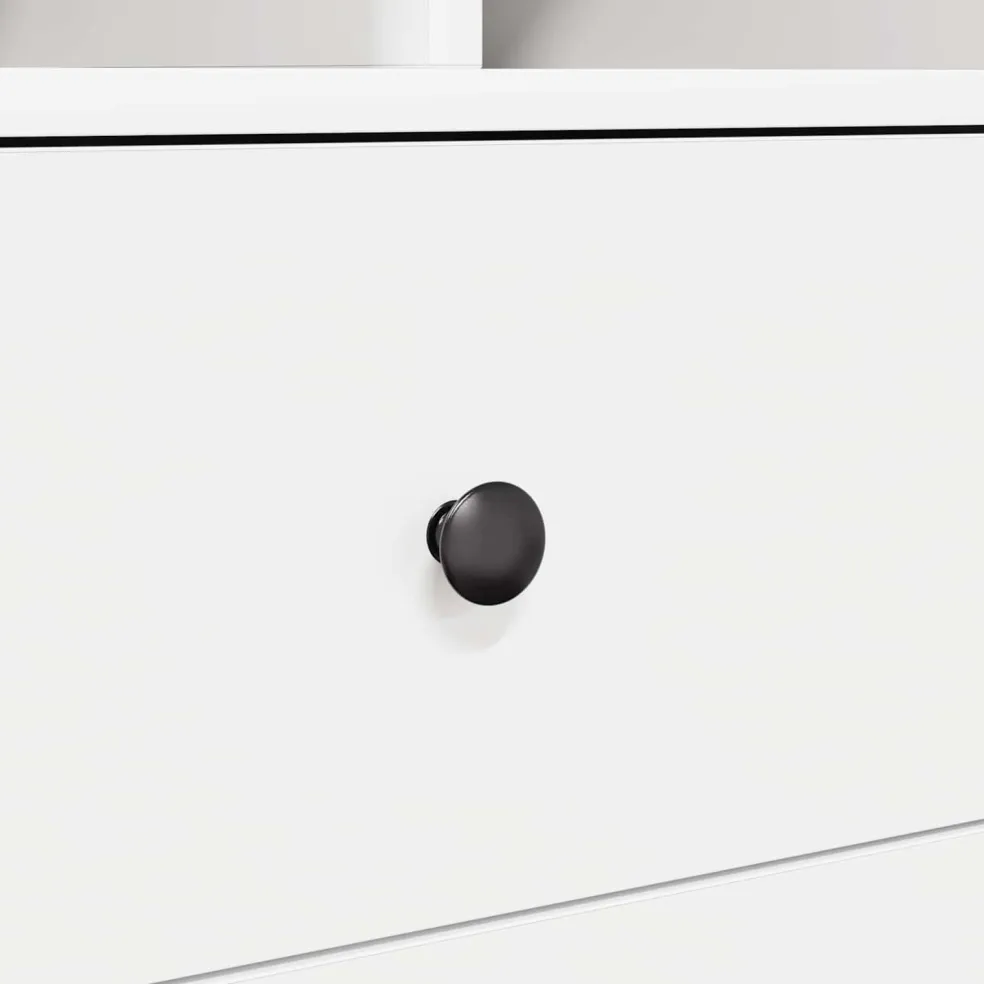 vidaXL Bureau Wit 135,5 x 50 x 127 cm 2 st