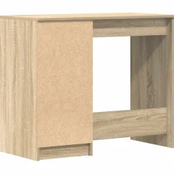 vidaXL Bureau 90x45x76 cm bewerkt hout sonoma eikenkleurig