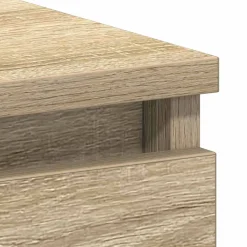 vidaXL Bureau 90x45x76 cm bewerkt hout sonoma eikenkleurig