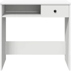 vidaXL Bureau 80x40x75 cm bewerkt hout wit