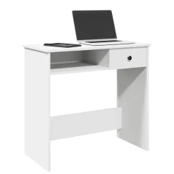 vidaXL Bureau 80x40x75 cm bewerkt hout wit