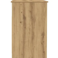 vidaXL Bureau 102x50x76 cm bewerkt hout artisanaal eikenkleur
