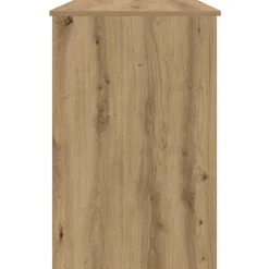 vidaXL Bureau 100x50x76 cm bewerkt hout artisanaal eikenkleur