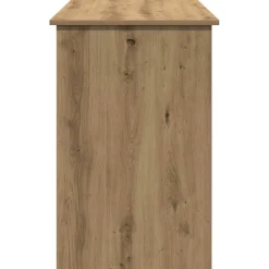 vidaXL Bureau 102x50x75 cm bewerkt hout artisanaal eikenkleurig