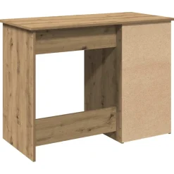 vidaXL Bureau 102x50x75 cm bewerkt hout artisanaal eikenkleurig