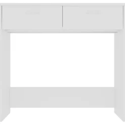 vidaXL Bureau 80x40x75 cm bewerkt hout wit