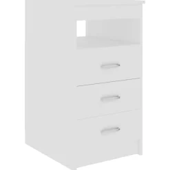 vidaXL Bureau 140x50x76 cm bewerkt hout wit