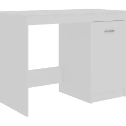 vidaXL Bureau 140x50x76 cm bewerkt hout wit