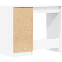 vidaXL Bureau 90x45x76 cm bewerkt hout wit