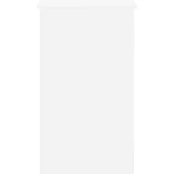 vidaXL Bureau 90x45x76 cm bewerkt hout wit