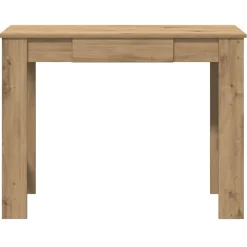 vidaXL Bureau 100x45x75 cm bewerkt hout artisanaal eikenkleur