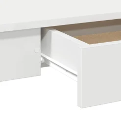vidaXL Bureau 100x45x75 cm bewerkt hout wit