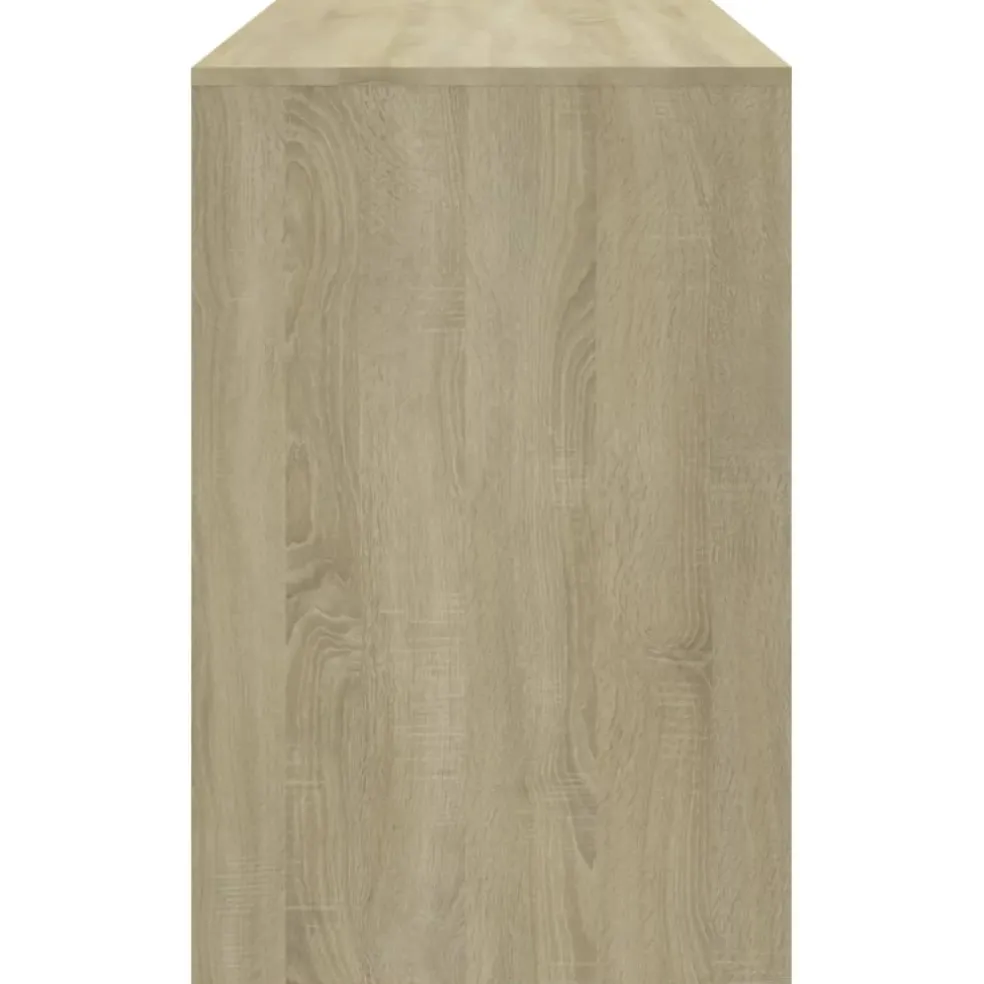 vidaXL Bureau 101x50x76,5 cm bewerkt hout sonoma eikenkleurig