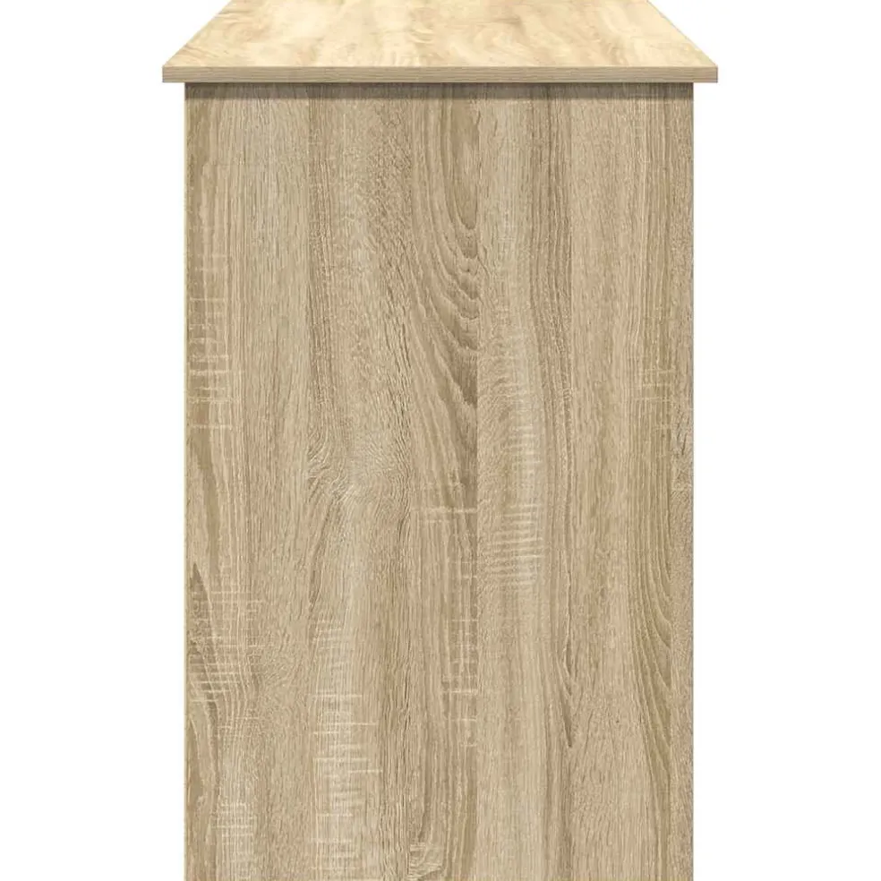 vidaXL Bureau 102x50x75 cm bewerkt hout sonoma eikenkleurig