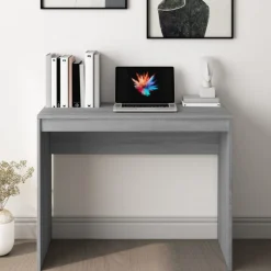 vidaXL Bureau 90x40x72 cm bewerkt hout grijs sonoma eikenkleurig