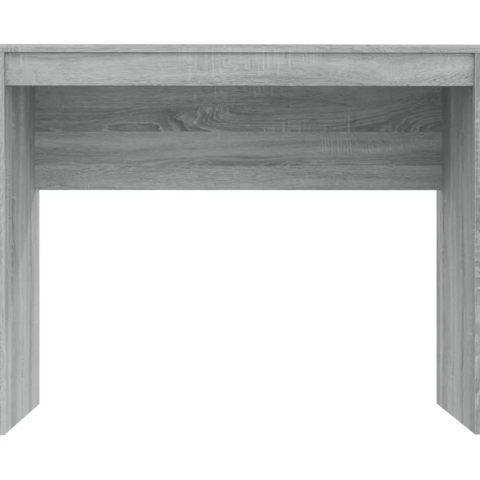 vidaXL Bureau 90x40x72 cm bewerkt hout grijs sonoma eikenkleurig