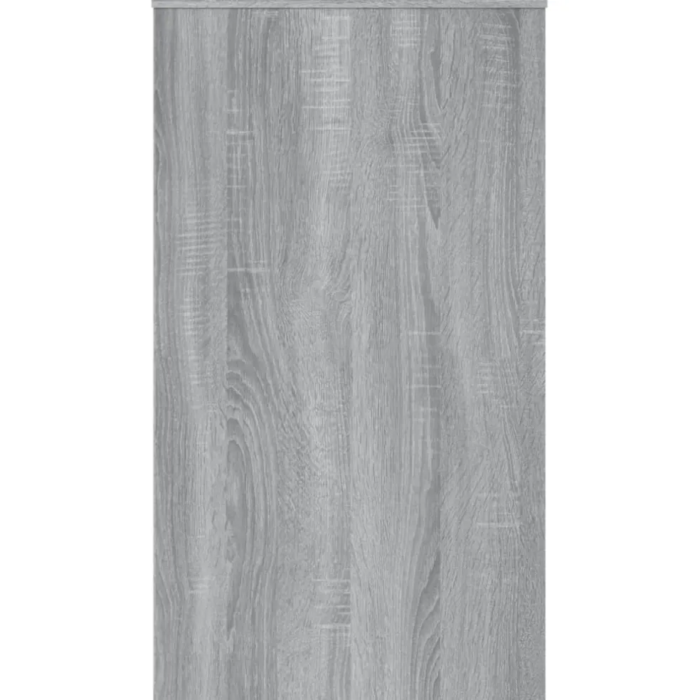 vidaXL Bureau 90x40x72 cm bewerkt hout grijs sonoma eikenkleurig