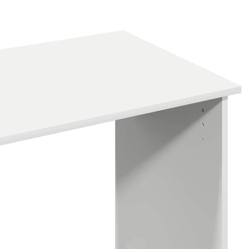 vidaXL Bureau 102x50x75 cm bewerkt hout wit