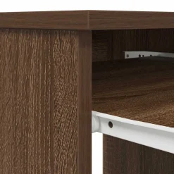 vidaXL Bureau 86x49x76 cm spaanplaat bruin eikenkleurig