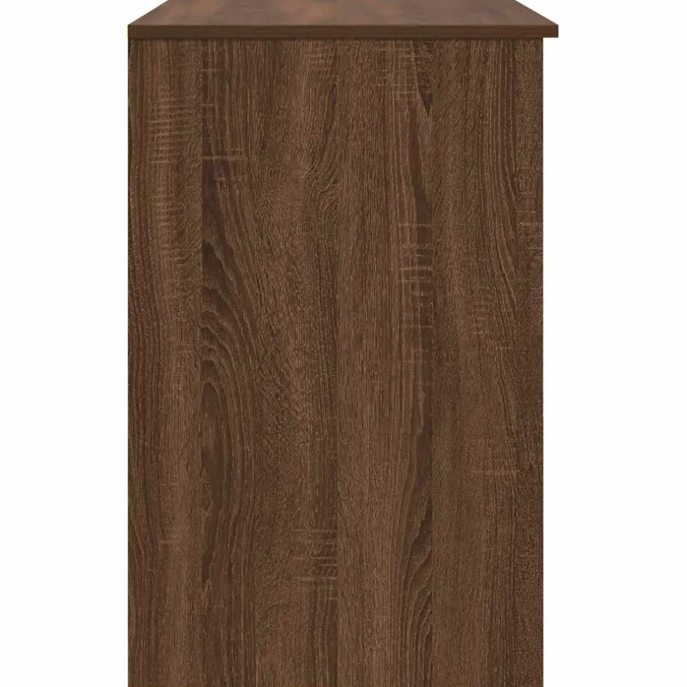 vidaXL Bureau 86x49x76 cm spaanplaat bruin eikenkleurig