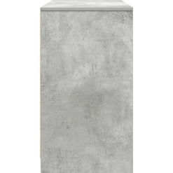 vidaXL Bureau 120x42x76 cm spaanplaat betongrijs