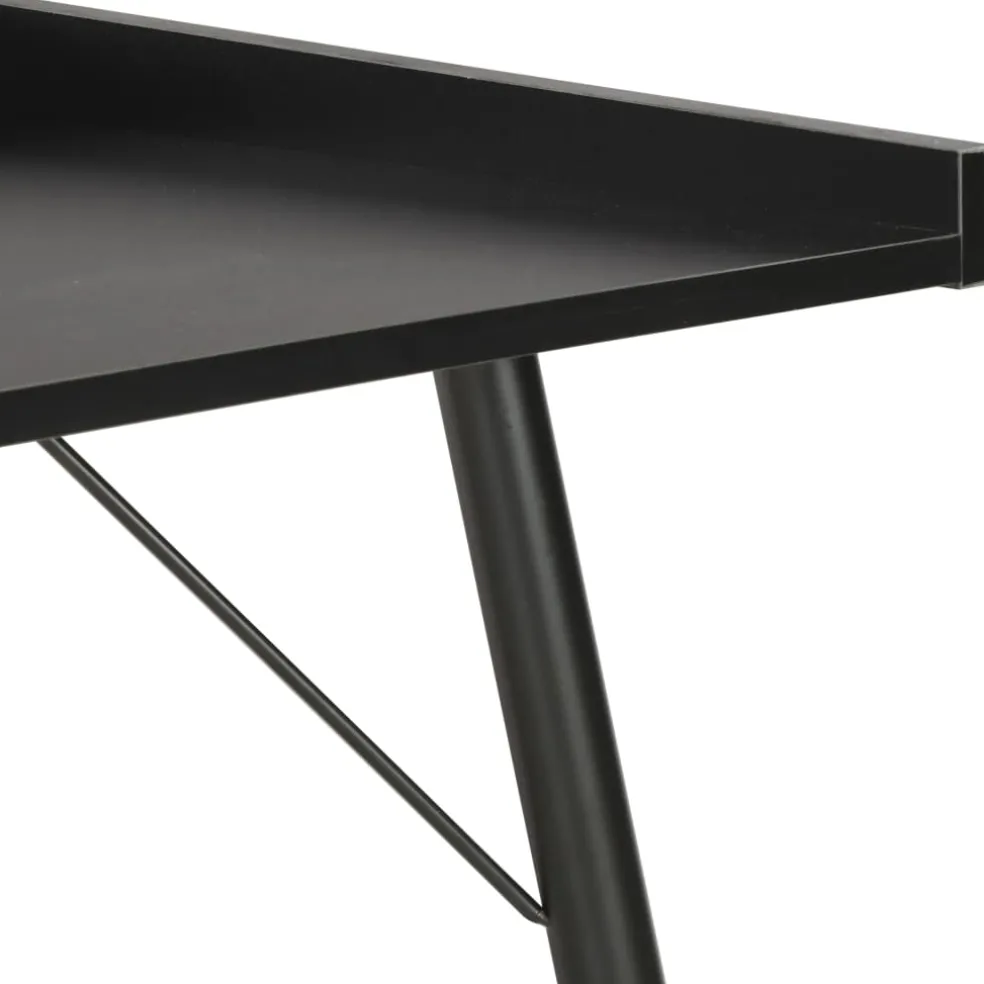 vidaXL Bureau 90x50x79 cm zwart