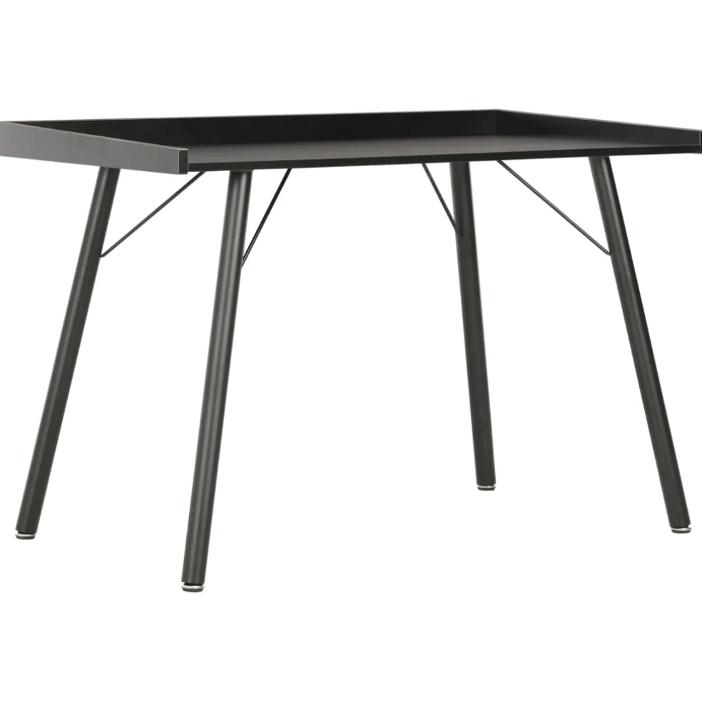 vidaXL Bureau 90x50x79 cm zwart