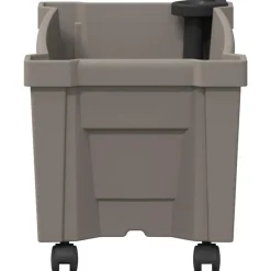 vidaXL Calypso plantenbak met wielen PP Grijs
