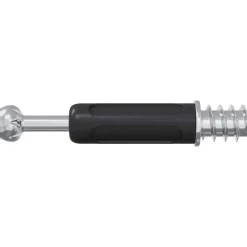 vidaXL Cam Lock Bout 2 st Zilver en Zwart M6 x 40 mm Metaal