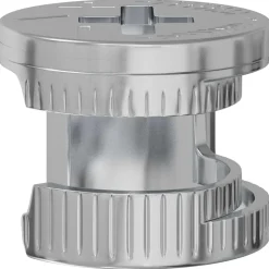 vidaXL Cam Lock Moeren 2 st Zilver 12 x 10 mm Metaal