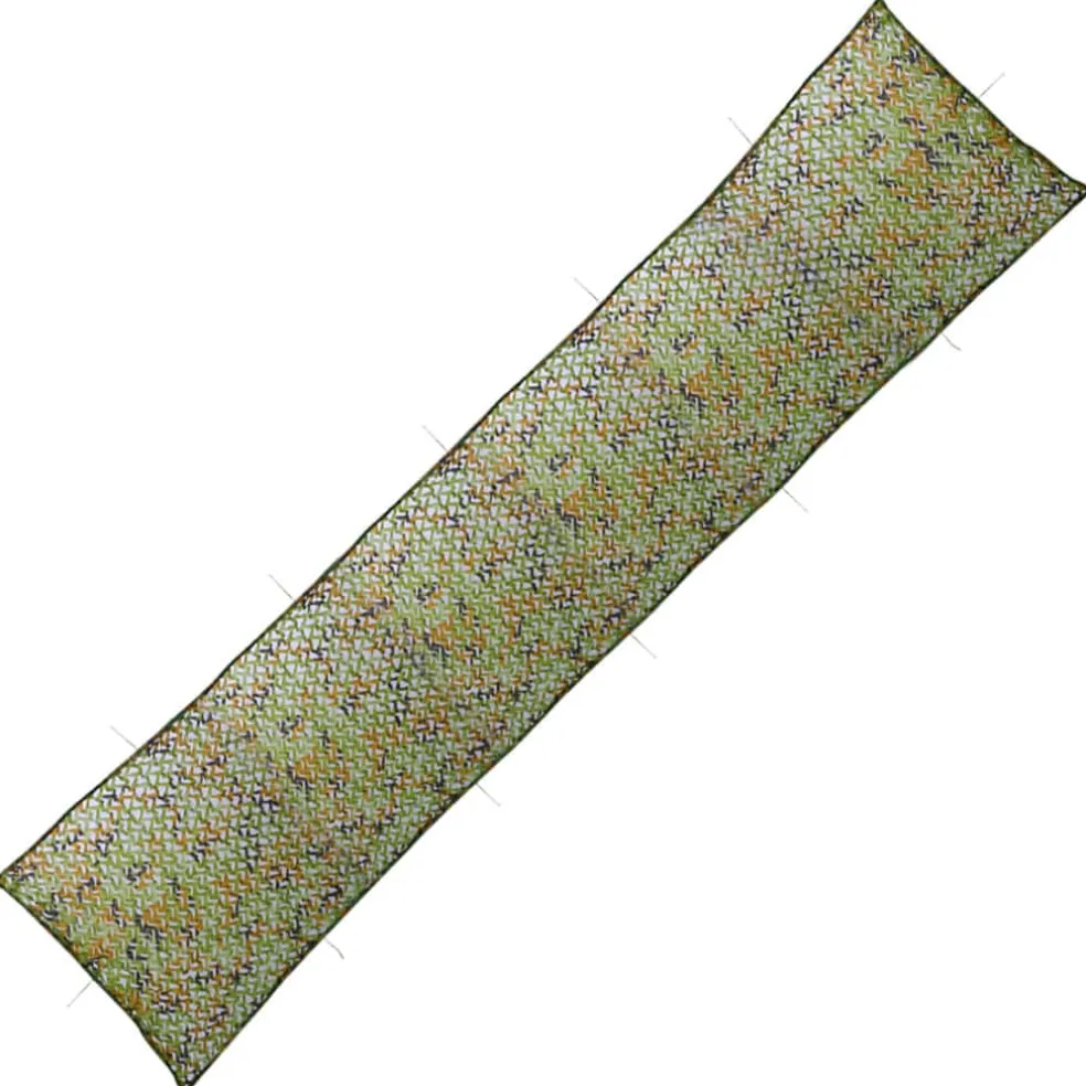 vidaXL Camouflagenet met opbergtas 1,5x10 m