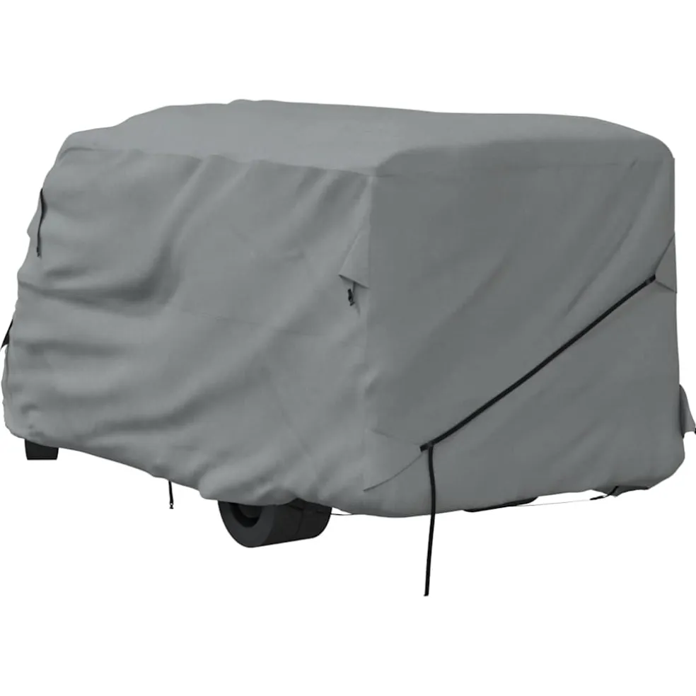vidaXL Camperhoezen 570x235x275 cm vliesvlies grijs