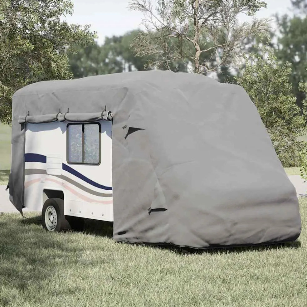 vidaXL Camperhoezen 570x235x275 cm vliesvlies grijs