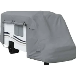 vidaXL Camperhoezen 570x235x275 cm vliesvlies grijs
