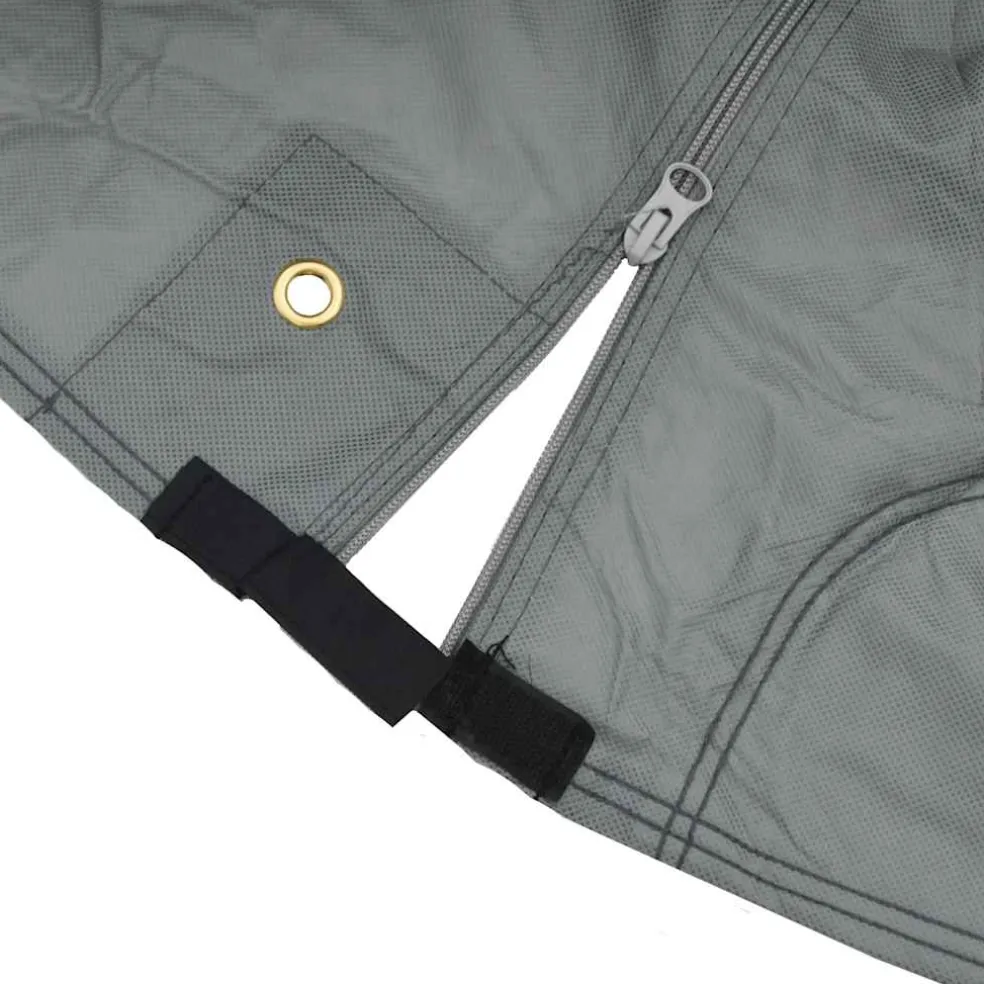 vidaXL Camperhoezen 570x235x275 cm vliesvlies grijs