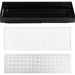 vidaXL Campingbarbecue draagbaar 60x22,5x33 cm roestvrij