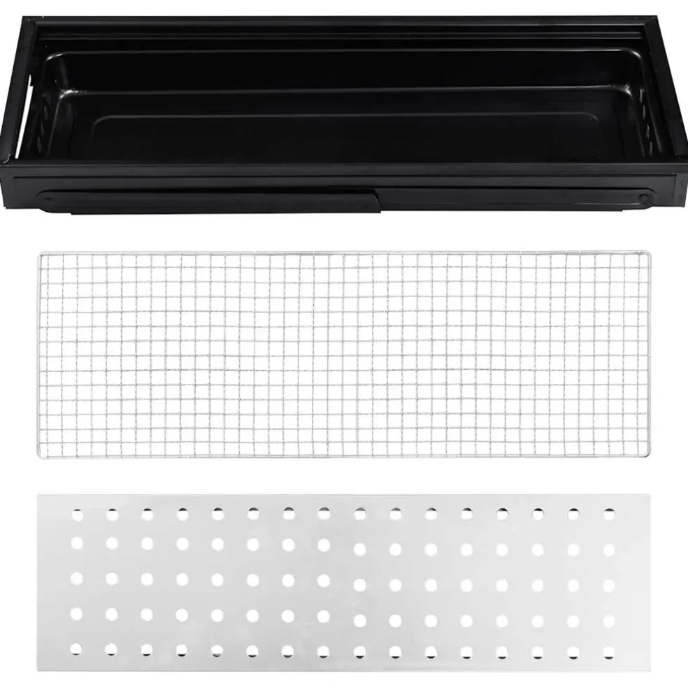 vidaXL Campingbarbecue draagbaar 60x22,5x33 cm roestvrij