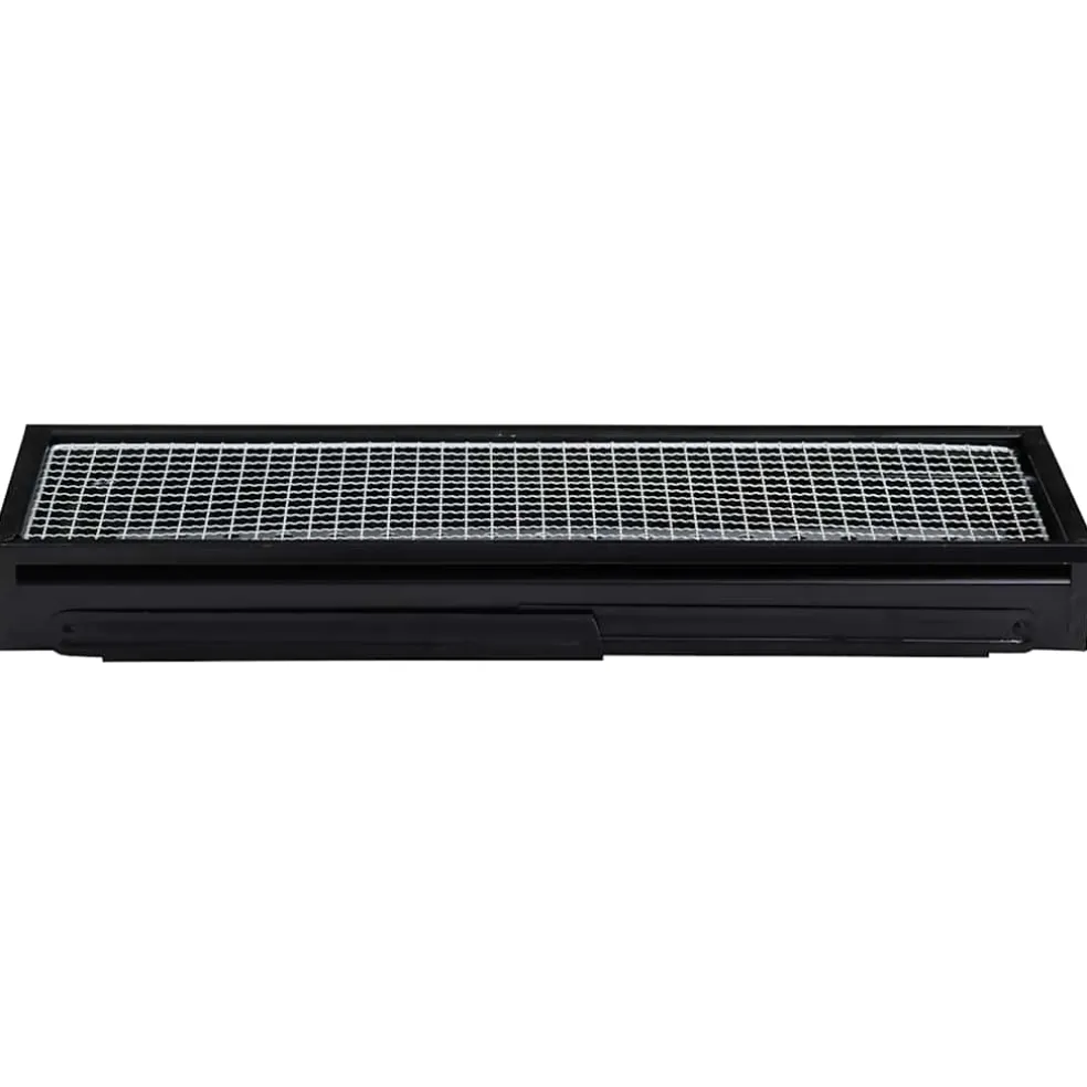 vidaXL Campingbarbecue draagbaar 60x22,5x33 cm roestvrij