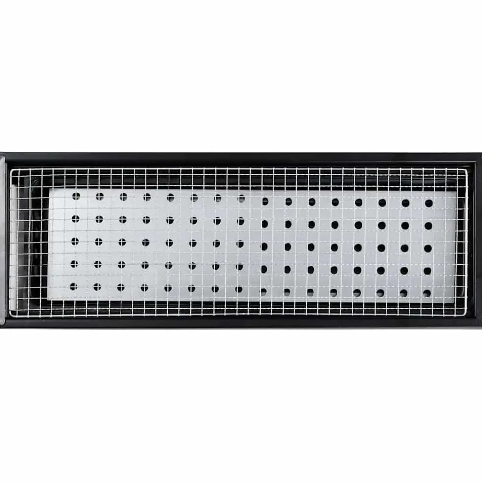 vidaXL Campingbarbecue draagbaar 60x22,5x33 cm roestvrij